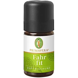 PRIMAVERA Duftmischung Fahr fit 5 ml - Grapefruit, Douglasfichte und Lemongras - Aromaöl, Duftöl, ätherisches Öl Aromatherapie - belebend - vegan
