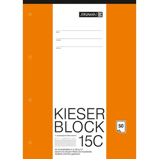 Brunnen Kieserblock A4 Lineatur 22 50 Blatt