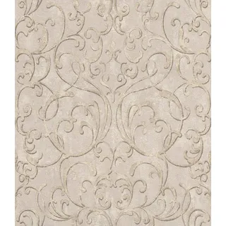 Rasch Textil Vliestapete Tapetenwechsel II 53 cm x 10 m 1 St beige 651614