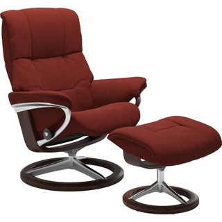 Stressless® Relaxsessel »Mayfair«, mit Signature Base, Größe S, M & L, Gestell Braun, rot