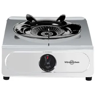 Vitrokitchen 160ib Gasring 1 Kochfeld - White / Black - One Size