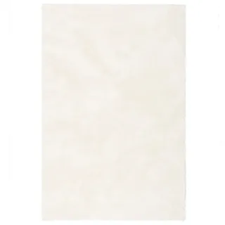 Snapstyle Luxus Hochflor Shaggy Teppich Velvet Weiss 80x200cm