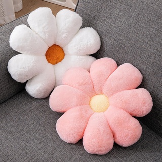 SPIRTUDE 2Pcs Blume Kissen, Blumen Bodenkissen, Daisy Zierkissen, Tatami Bequeme Sitzkissen für Schlafzimmer, Sofa, Stuhl, Dekoration 40x40cm