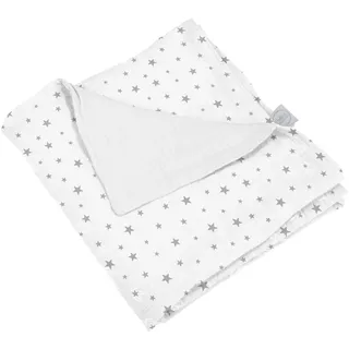 BEBE DOUCEUR, Decke, 100% Baumwollgaze, 75 x 75 cm, Weiß