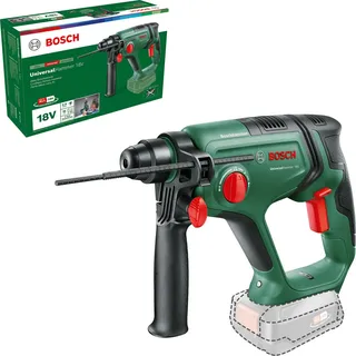 Bosch UniversalHammer 18V ohne Akku, 2,0 J Schlagenergie, inkl. Tiefenanschlag, Seitengriff
