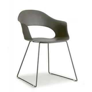 Sessel Lady B - VA - anthracite 22 - mustard yellow