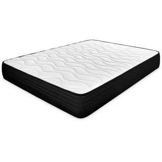 amuéblate online Viskoelastische Matratze Venus wendbar (Winter-Sommer), Härtegrad mittel bis hoch, Dicke 25 cm, milbendicht, antibakteriell und hypoallergen, 90 x 200 cm