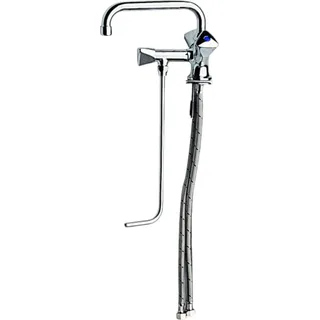 BieTal® Spülbeckenhahn Wasserhahn Mischbatterie Hochdruck mit 30 cm Unterspülung - Schwarz