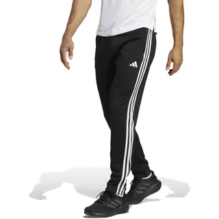 adidas Herren Train Essentials 3-Stripes Training Pants, Black/White, XS