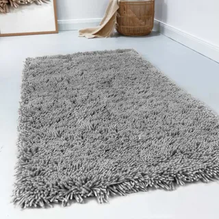 Esprit Seattle Shag Wollteppich 70 x 140 cm Grau
