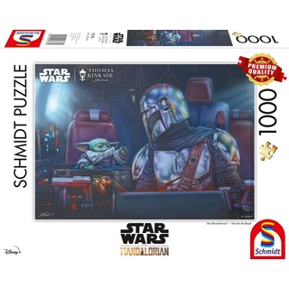 Schmidt Spiele Star Wars The Mandalorian Two for the Road, 1000 Teile