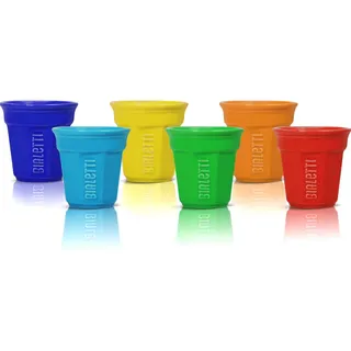 Bialetti Espressotasse 0,09 l Mehrfarbig 6 St.