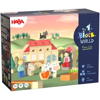 HABA "My 1st Block World – Unsere große Farm", Made in Germany,
