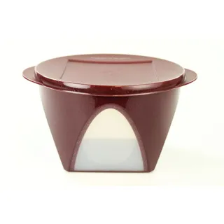 TUPPERWARE Mediterrano 1,5 L bordeaux mit Glitzer Schüssel Servierschale