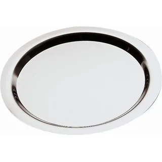 APS 1332 Tablett FINESSE, Ø 32 cm, Höhe 1 cm, 18/0 Edelstahl, spülmaschinengeeignet, Made in Germany