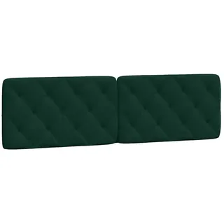 vidaXL Kopfteil-Kissen Dunkelgrün 180 cm Samt