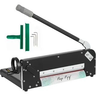 VEVOR Papierschneider SG-299A4 Papierschneidemaschine 63,5 x 36,3 x 40,6 cm Papier Schneidegerät zum Schneiden von Papier Hebelschneider Pulverbeschichtung 45HRC Papierschneidegerät