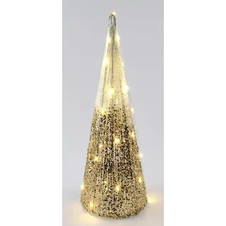 Flair Flower Weihnachtspyramide LED Pyramide mit Timer Weihnachten Leuchtpyramiden Weihnachtskegelbaum Weihnachtsbaum Tannenbaum Kegel beleuchtet Weihnachten Lichterkegel Weihnachtsdeko Deko Beleuchtung