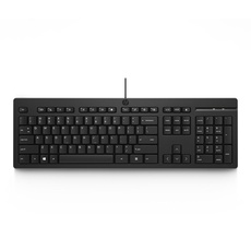 Bild von 125 kabelgebundene Tastatur, schwarz, USB, DE (266C9AA#ABD)