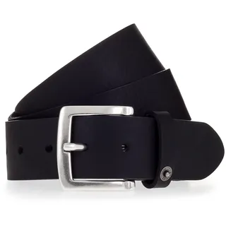MUSTANG Ledergürtel 1 Stk. Mit Druckknopf-Applikation auf der Schlaufe, 4 cm, schwarz