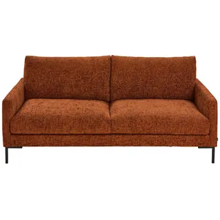 Hom`in 3-Sitzer-Sofa , Orange , Textil , Füllung: Schaumstoff, Polyethersulfon (Pes) , 196x78x90 cm , Stoffauswahl , Wohnzimmer, Sofas & Couches, Sofas, Textilsofas