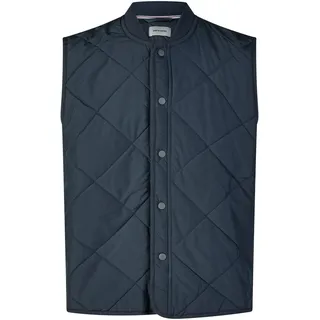 Steppweste PIERRE CARDIN "Pierre Cardin Sweatweste", Herren, Gr. XL, blau (salute), Obermaterial: 100% Polyester PES., uni, regular fit, ohne Ausschnitt, Westen Steppweste, aus hochwertigem Material