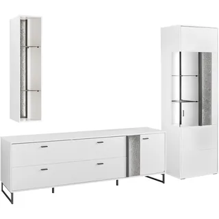 Set One by Musterring TV-Wand »Deltona« 3 Stk. tlg., weiß