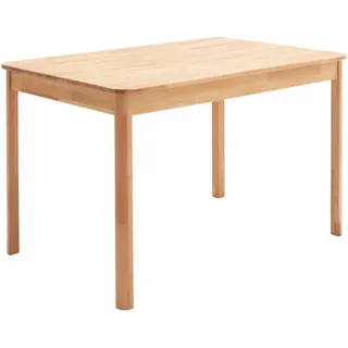 Mid.you Esstisch , Kernbuche , Holz , Kernbuche , massiv , rechteckig , 80x76x120 cm , Fsc , schnell aufzubauende und stabile Arbeitsfläche , Holzmöbel, Holztische, Esstische Holz, Massivholztische