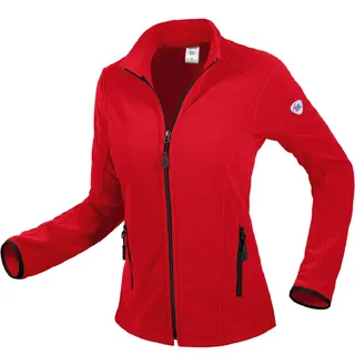 BP 1693-641-81-M Fleece-Jacke für Frauen, Stehkragen- und Arm-Hebesystem, 275,00 g/m2 100% Polyester, rot, M