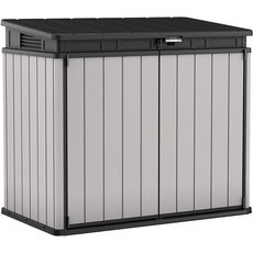 Keterbox Premier XL, 1150l Fassungsvermögen, Außenmaße (BxHxT): 141 x 123.5 x 82 cm, passend für 2X 240l Mülltonnen, wetterfest, wasserdicht