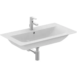 IS Möbelwaschtisch Connect Air 1 Hl. m.Ül. 840x460x165mm Weiß - Weiß