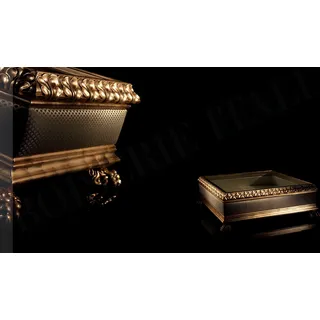 Couchtisch  Design Möbel Stil Barock Holz Italienische Tisch Tische Couchtische