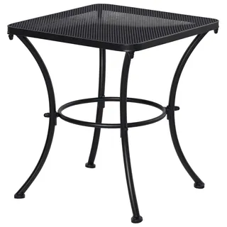 Beistelltisch Gartentisch - Rechteckig 45 x 45 x 50 cm - Witterungsbeständiger Kunststoff - Mesh-Design - Balkon- und Campingtisch