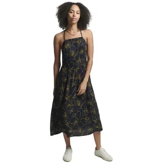 Superdry Vintage Cami Maxi Kleid - Nouveau Floral Navy - XS