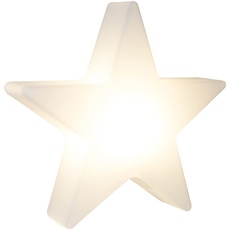 Bild Shining Star (Weiß), E27 Fassung inkl. Leuchtmittel in warmweiß, Stern beleuchtet, Weihnachts-Deko, Winter-Deko, für außen und innen