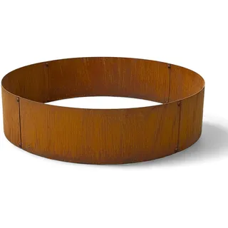 Czaja Pflanzringe 2 Stück Ø 80 cm Edelrost - Hochbeet Rost Pflanzgefäß Pflanzkübel Metallring Kräuterbeet Stahlring Stahl Ring
