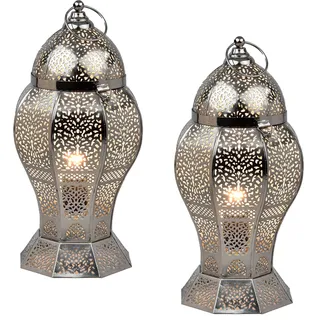 2er Set Orientalische Deko Tischlampe Nachttischlampe Lampe Leuchte Tischleuchte