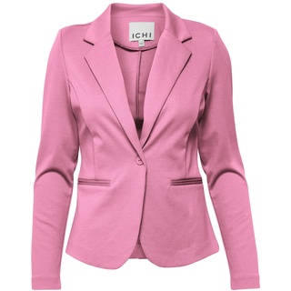 ICHI IHKATE BL Damen Blazer Kurzblazer Jacke Ein-Knopf-Blazer mit Stretch und Reverskragen, Größe:XL, Farbe:Super Pink (172625)