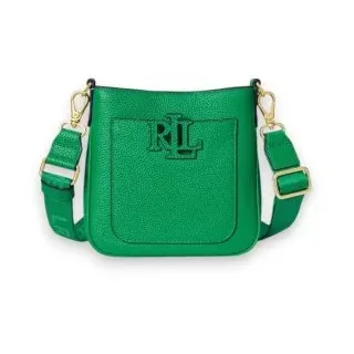 Lauren Ralph Lauren für Damen. 431982184006 Kleine grüne Leder-Umhängetasche Cameryn (OSFA), Lässig