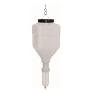 SCHNEIDER Dosiersystem inkl. Einhand-Dosierspender, 5,5 l, Saucendosierer aus Polypropylen, Maße: 170 x 170 x 330 mm, Polypropylen