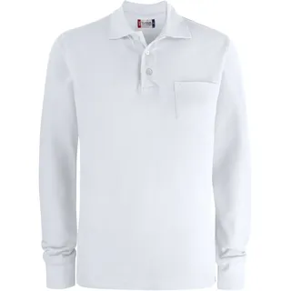 New Wave Basic Pocket langarm - weiss L