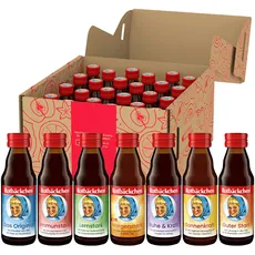 Rotbäckchen Probierpaket Mini, 7 verschiedene Sorten im 24er Pack (24 x 125 ml), Flasche