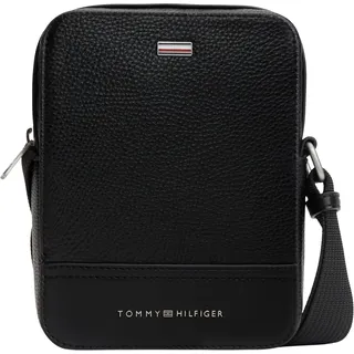 Tommy Hilfiger TH Central Mini Reporter Umhängetasche Kunstleder Black