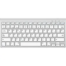 Omoton Wireless iPad keyboard KB088 with tablet holder (silver) (iPad), Tablet Tastatur, Silber