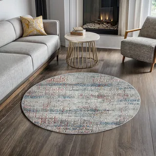 otto home »Myrah« rund 8 mm Höhe Kurzflor, modernes Design, pflegeleicht, Wohnzimmer,