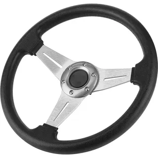 350 mm/14 Zoll Rennwagen Drifting Lenkrad Ersatz Universal Modified Accessoiresilver