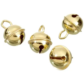 KnorrPrandell 8605653 Metallglöckchen, 15 mm Durchmesser, goldfarben, Gold