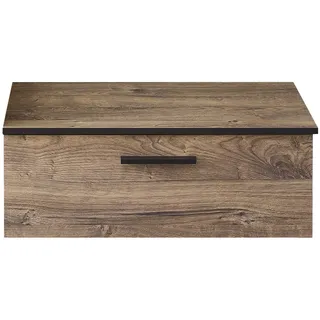 Pelipal Badezimmerschrank Quickset 374 in Eiche Ribbeck quer Nachbildung, 71 cm breit | Unterschrank mit 1 Klappe