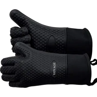 Ofenhandschuhe Silikon Hitzebeständig BBQ Grillhandschuhe 2er Set