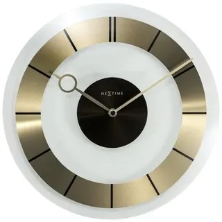 NeXtime - 2790GO - Wanduhr - 31cm - gold - Retro - Gold